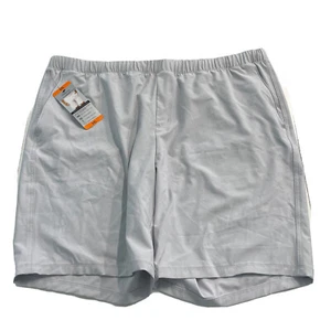 Greg Norman Pull on All Day Comfort Shorts Mens GRAY 2XL Waist: 44-46" NEW XXL - Picture 1 of 12