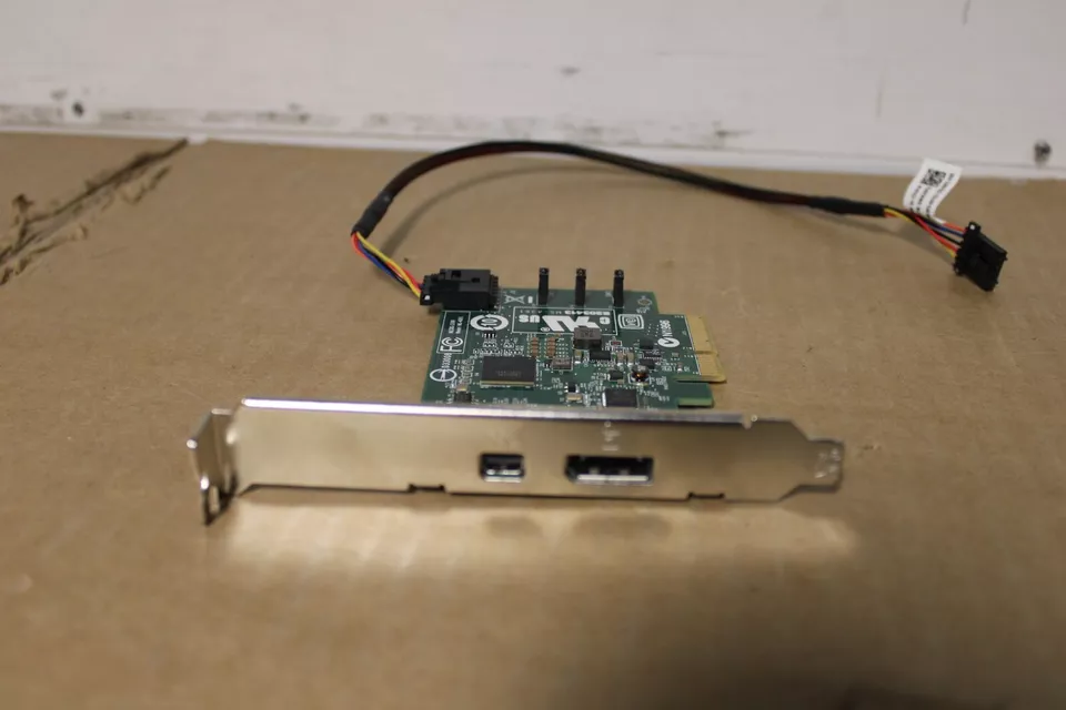Dell Micro-Star/MS-4361 Thunderbolt-2 Adapter DP mini-DP PCIe x4 7HMHP w/Cable - Image 1 of 1