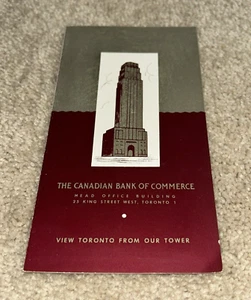 Folleto The Canadian Bank of Commerce 1955 - Imagen 1 de 3