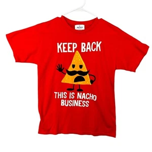 Gildan NWT "Keep Back This is Nacho Business" Funny Tee Boys 2XL (18) - Picture 1 of 9