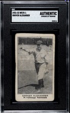 1921 W575-1 Grover Cleveland Alexander - SGC A