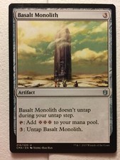 MTG 1x Basalt Monolith Commander Anthology Legacy Magic the Gathering Card x1 NM