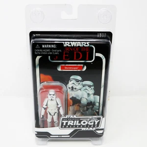 HASBRO STAR WARS ORIGINAL TRILOGY COLLECTION RETURN OF THE JEDI STORMTROOPER MOC - Picture 1 of 7