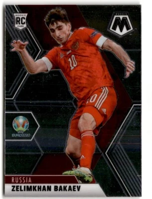 2021 Panini Mosaic Euro Zelimkhan Bakaev Rookie #71 Russia - Image 1 of 2