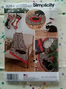 Simplicity Sewing Pattern 8284 Home Decor Xmas Decorations Size OSZ Uncut FF - Picture 1 of 2