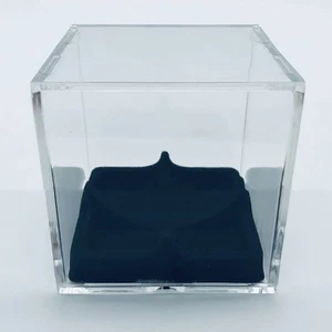 2 Stück durchsichtige Baseball Souvenir Vitrine mit attraktivem Flanellboden - Bild 1 von 8