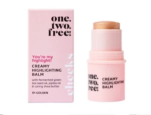one.two.free! cheeks ❤️ Creamy Highlighting Balm 01 GOLDEN NEU &OVP - Bild 1 von 2