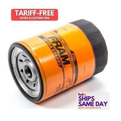 Fram PH5, One Orange Steel Oil Filter Aftermarket High Performance Racing Part - Image 1 of 4
