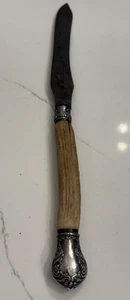 Cuchillo de colección Joseph Elliot and Sons ciervo talla mango 15 3/4" de largo - Imagen 1 de 19