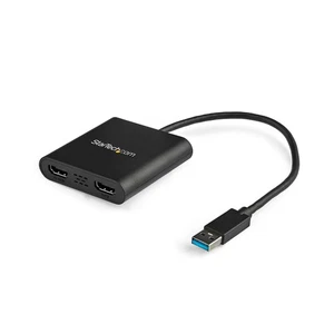StarTech.com Adattatore USB 3.0 a doppio HDMI, convertitore USB a 2x HDMI per Wi - Foto 1 di 6