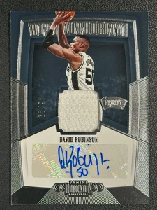2018-19 Panini DOMINION DAVID ROBINSON AUTO JERSEY 46/49#Z - Picture 1 of 2