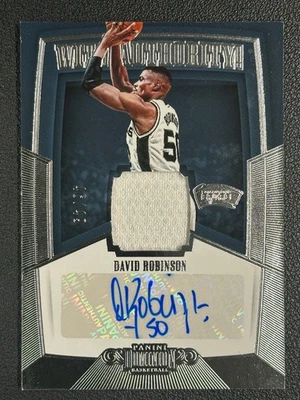2018-19 Panini DOMINION DAVID ROBINSON AUTO JERSEY 46/49#Z - Image 1 of 2