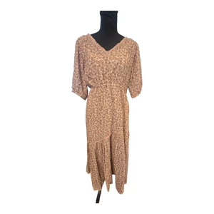 Sundance Semi-Sheer Floral Print Maxi Dress w/ Slip Women's PM Prairie Cottage - Picture 1 of 7