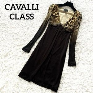 Vestido Class Roberto Cavalli Acampanado Leopardo Gradiente Talla 40 EE. UU. 6 Mujeres Usado - Imagen 1 de 20