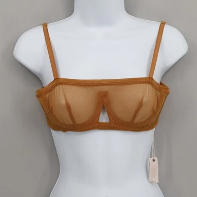 Free People x We Are HAH Sheer Mesh Underwire Bra Adjustable 32-36 A Sexy NWT - Image 1 of 4