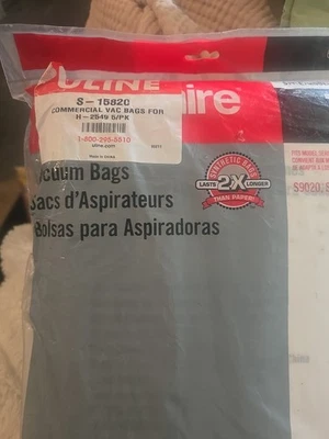 Sanitaire 63881A commercial vac bags for h-2549 5/pk style Z - Image 1 of 2