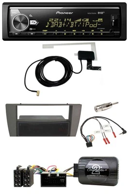 Pioneer Bluetooth DAB USB Lenkrad Autoradio für Jaguar X-Type S-Type 2003-2008 - Bild 1 von 4