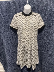 Jason Wu for Target Dress Womens Small Shire Geometric Collared Button Pleated - Picture 1 of 10