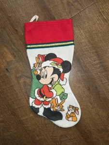 Medias de Navidad de colección Mickey Mouse Santa Thumper conejitos fieltro vacaciones de Disney - Imagen 1 de 4