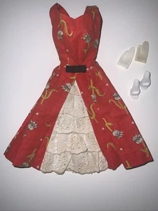 TRAJE COMPLETO VINTAGE BARBIE GARDEN TEA PARTY #1606 - Imagen 1 de 6