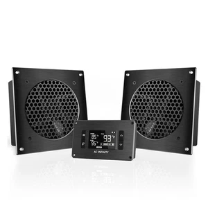 AIRPLATE T8, Quiet Cooling Dual-Fan System 6" with Thermostat Control, for Ho... - Picture 1 of 8