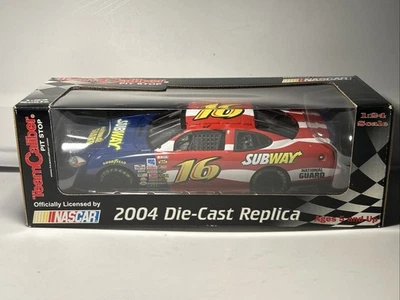 2004 Greg Biffle #16 Subway National Guard 1/24 Diecast Team Caliber Pit Stop - Image 1 of 4