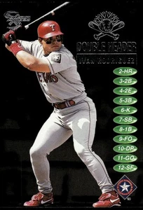 1998 SkyBox Dugout Axcess #15DH Ivan Rodriguez Double Header - Picture 1 of 2