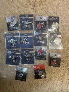 Houston Astros MLB World Series Champions Lapel Collector Pin Logo LOT OF 14 - Picture 1 of 9
