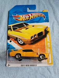 2011 Hot Wheels '70 PONTIAC GTO JUDGE gelb 11/244 TOP KARTE neue Modelle  - Bild 1 von 5