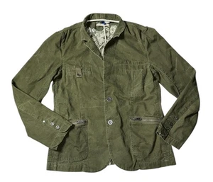 Gebraucht - Vintage H&M einreihiger Army Utility Blazer mit Knopfleiste (Größe L) - Bild 1 von 12