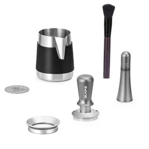 58MM Espresso Tamper Kit 6 in 1, Coffee Tamper, WDT Tool, Magnetic Dosing Fun... - Picture 1 of 7