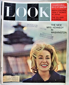 LOOK MAGAZINE 26 FEBRUARY 1963 VINTAGE NEWS GENERAL INTEREST - NEW MRS KENNEDY - Picture 1 of 10