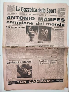 Scottish Mountaineering Screen Sport 3 Sept 1955 Antonio Maspes World Champion - Picture 1 of 1