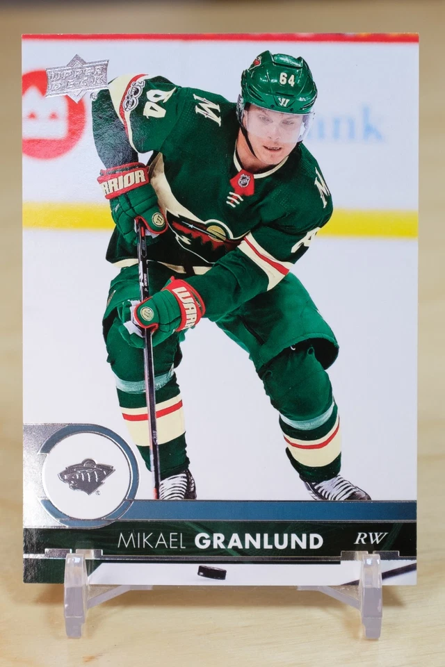 2017-18 Upper Deck Hockey Base #342 Mikael Granlund - Minnesota Wild - Image 1 of 2