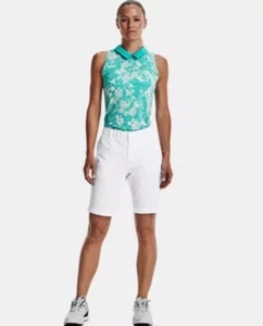 Under Armour Links Bermuda Golf Shorts Women’s 6 White 1362774 100 New NWT G213 - Picture 1 of 8