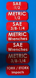 Placas de identificación Milwaukee Packout - nombres personalizados - Imagen 1 de 1