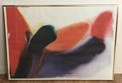 Paul Jenkins Fenómenos Verde Barrymore Impresión Enmarcada Arte Expresionismo Abstracto Foto 1 de 4