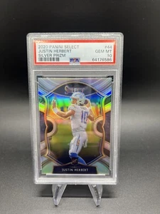 Justin Herbert 2020 Select Silver PSA 10 - Picture 1 of 2