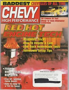 REVISTA CHEVY HIGH PERFORMANCE RED HOT ENGINE TECH SEPTIEMBRE 1998 - Imagen 1 de 3