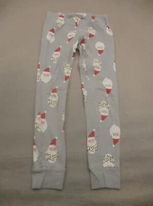 OLD NAVY Size L (10) Girls Multicolor 100% Cotton Warm Knitted Pajama Pants 914 - Picture 1 of 7