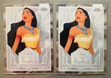 2 Lot 2023 Topps Chrome Disney 100 #55 Pocahontas Trading Card