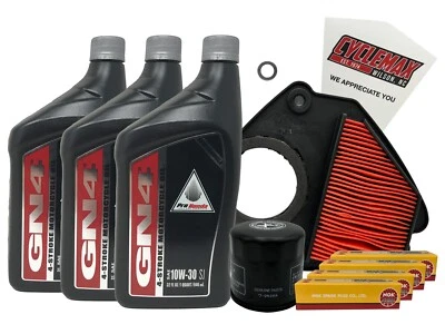 Kit de puesta a punto Cyclemax 10W-30 para Honda VT 600 VT600 1999-2007 Shadow VLX con enchufes Foto 1 de 4