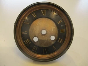 Antique French Clock Brass Front Door & outer dial- 107mm aperture / 4.25" - Picture 1 of 14