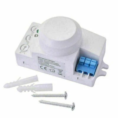 NEU 220V-240V HF-Sensor Mikrowellen Hochfrequenz Bewegungsmelder Schalter - Bild 1 von 4
