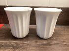 2 x Hotel Chocolat By Andrew Wicks White Mugs Cups for Velvetiser Hot Chocolate
