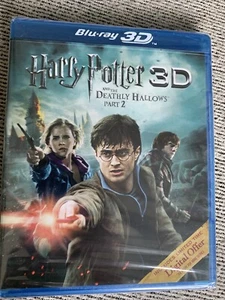 3D Blu-Ray - Harry Potter & the Deathly Hallows Part 2 (2-Disc Set) - New Sealed - Picture 1 of 2