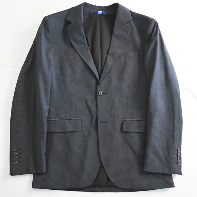 Apt 9 38S Black Check Essential Slim Fit Mens Blazer Jacket Sport Coat - Image 1 of 4