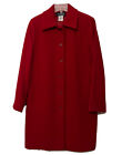 Women's Classics by S. Rothschild Pea Coat Jacket Red 100% Wool Size 8 Lined
