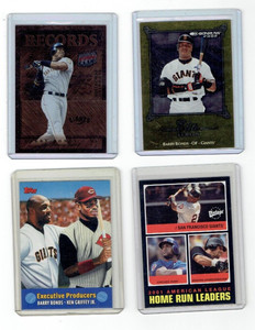 1 CARD - 2002 DONRUSS BEST OF FAN CLUB RECORDS BARRY BONDS SER# /300 SEE SCAN