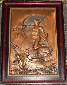 Merkur / Hermes Reliefbild Georg Bommer Seefahrt + Handel - Picture 1 of 8
